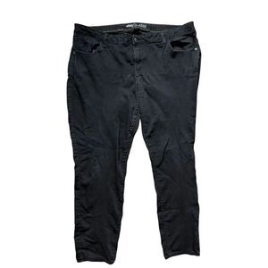 Womens Old Navy 2014 Black Rinse Rockstar Skinny Jeans - Sz 20